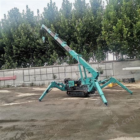 科特威尔机械伸缩臂履带起重机 现货蜘蛛吊车微型生产厂家