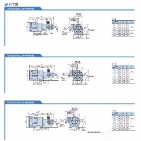 NOP油泵配电机TOP-2MY1500-212HWMVD日本NOP油泵