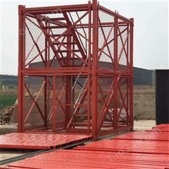河北如祥 框架式爬梯梯笼 建筑施工安全爬梯 厢式安全梯笼 支持定制