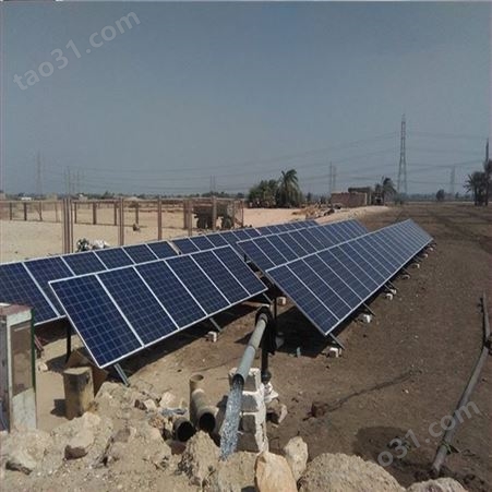 耀创 大型太阳能抽水系统 太阳能抽水机 光伏水泵系统 太阳能污水处理成套设备 离网发电机