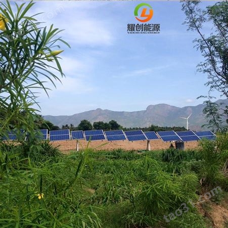 耀创 2.2KW水泵系统 太阳能提水灌溉系统 贵州节能水泵 光伏提水设备 太阳能发电设备