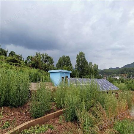 耀创 太阳能污水处理设备 郊区户外污水处理 新农村太阳能污水处理 太阳能离网发电 环保设备
