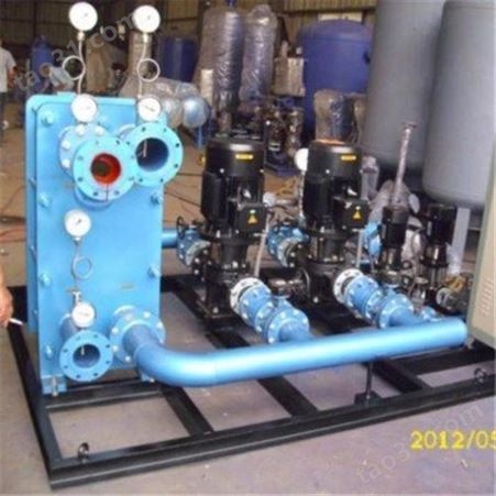 汽水换热器 汽水板式换热器 汽水换热管壳式换热器机组