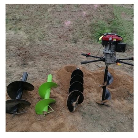单人操作 四冲程挖坑机 植树机可挖50直径坑