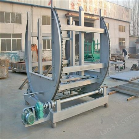 水平旋转360度木工翻板机 3-5吨现货硅酸钙板翻板机 节约空间安全稳定