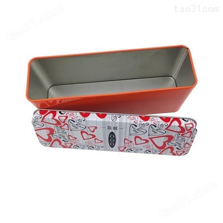 长条形马口铁礼品盒 适用袋泡茶及化妆品包装