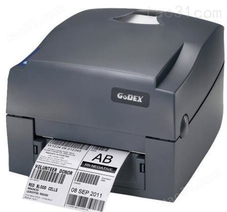 GODEX条码机、科诚条码打印机、科诚G530U不干胶标签打印机、二维码打印机、水洗布打印机、G530怎样校准，怎样恢复出厂？