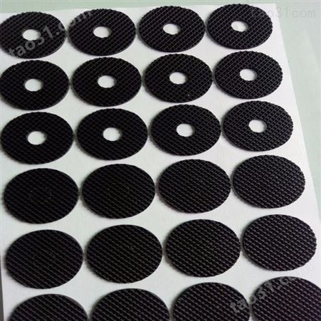 黑色格纹硅胶垫 快板装磨沙硅胶垫 相机云台硅胶垫