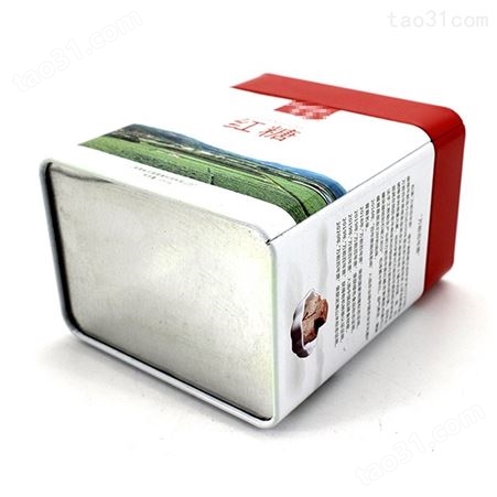 食品包装铁盒生产厂家 250克装红糖包装盒铁盒定制 长方形铁罐生产 麦氏罐业