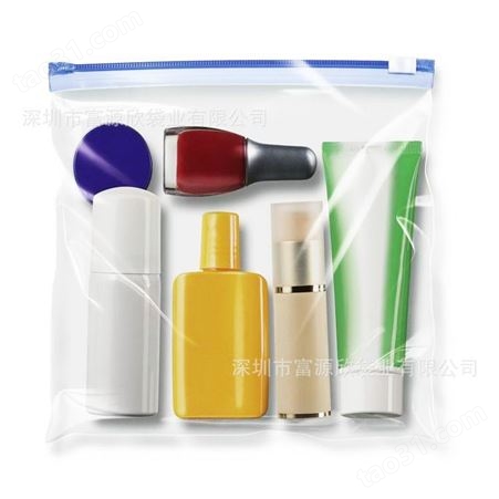 批发定制新款收纳PVC化妆包订做透明拉链礼品袋化妆品首饰小物袋富源