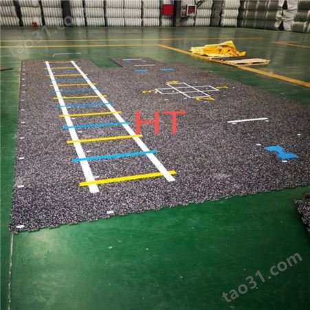 济南塑胶地板厂家 石纹塑胶地板 舞蹈室健身房塑胶地板