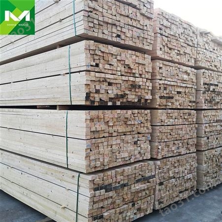 樟子松建筑用木方规格厂家 工地用木方 出厂价直供