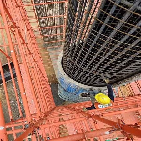 聚力 桥梁施工安全爬梯 隧道框架式安全爬梯 梯笼 基坑安全爬梯 施工安全梯笼