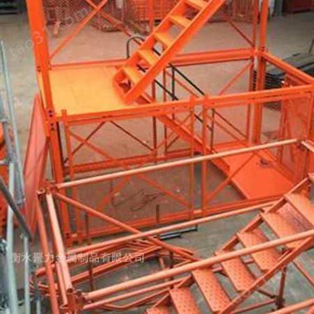 建筑安全梯笼 重型框架安全梯笼 出售组合式安全梯笼 来图供应