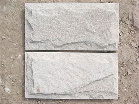 白色砂岩厂家供应：白砂岩文化石，白砂岩蘑菇石