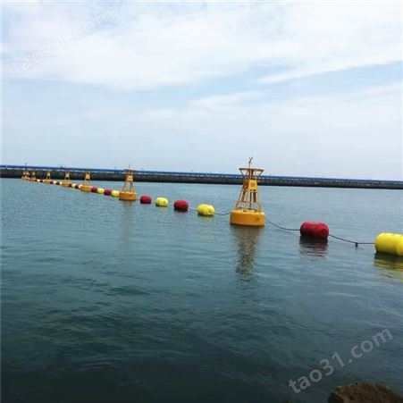 海洋耐候性聚乙烯浮标  水上施工警示航标